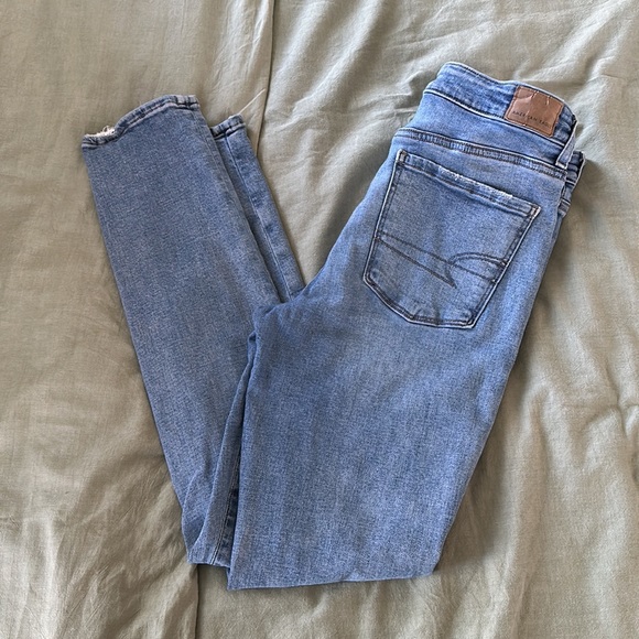 Hi Rise Distressed Skinny Jeans - Picture 2 of 7